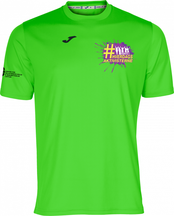 Joma - Hverdagsaktivisterne Combi T-Shirt - Fluo Green & zwart