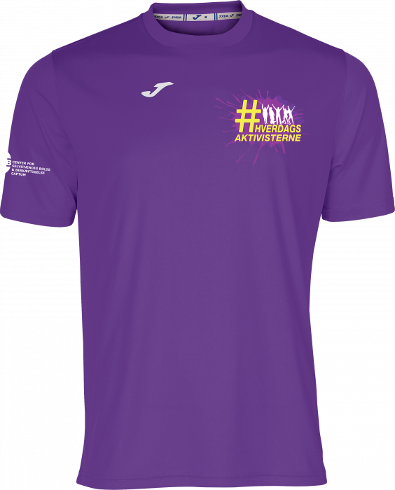 Joma - Hverdagsaktivisterne Combi T-Shirt - Purple & white