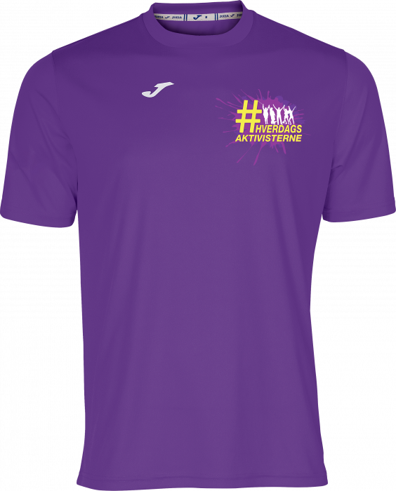 Joma - Hverdagsaktivisterne Combi T-Shirt - Lila & vit