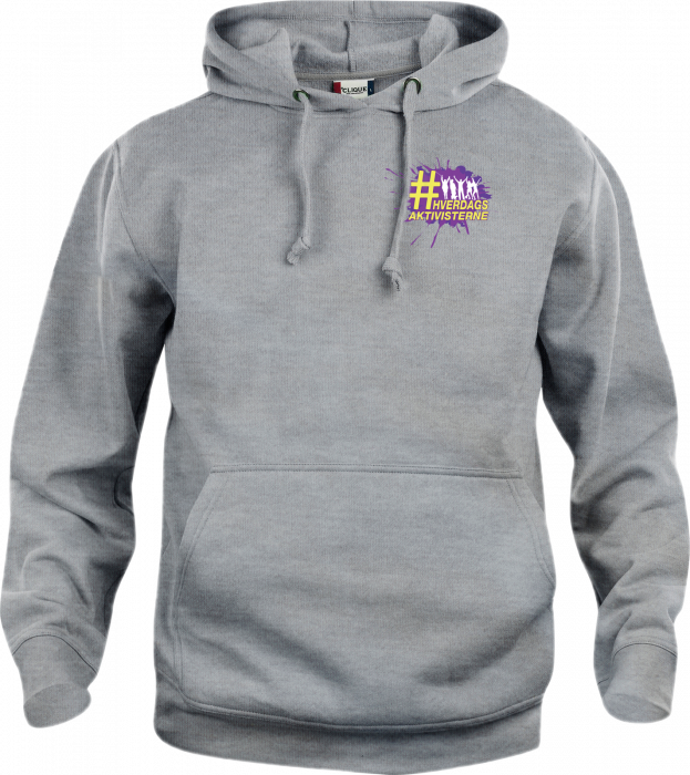 Clique - Hverdagsaktivisterne Hoodie - Grey melange